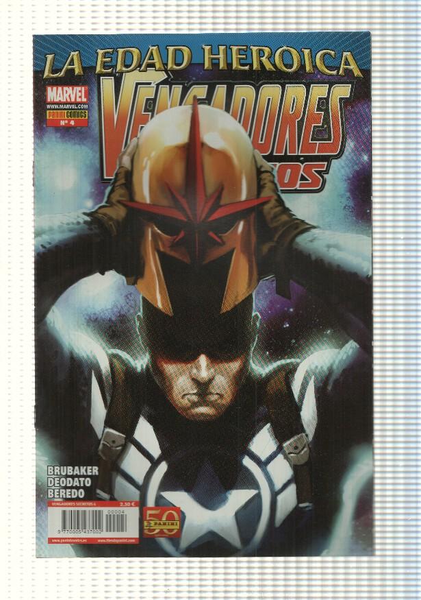 marvel: comic Vengadores Secretos num 04, año 1, 2011. La Edad Heroica - Historias Secretas parte 4
