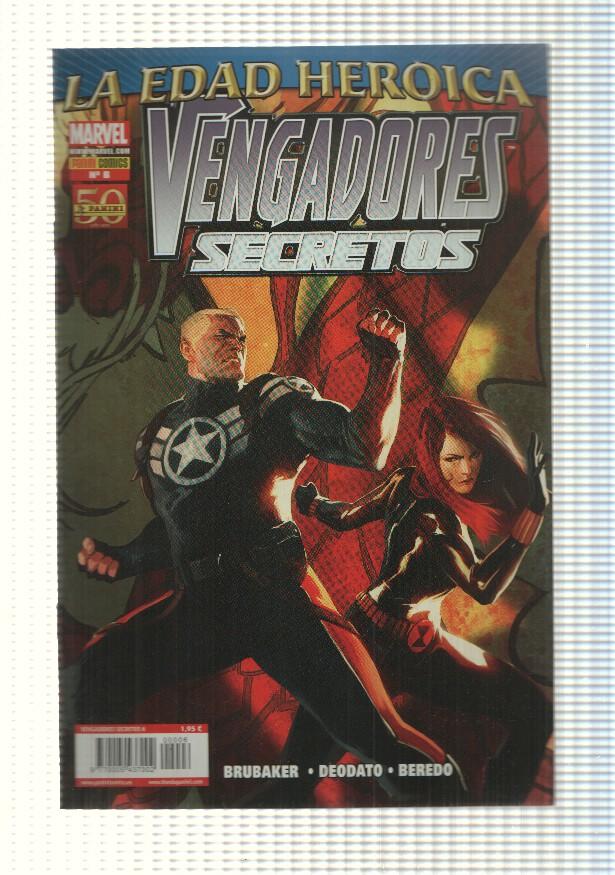 marvel: comic Vengadores Secretos num 06, año 1, 2011. La Edad Heroica - Los Ojos del Dragon parte 1