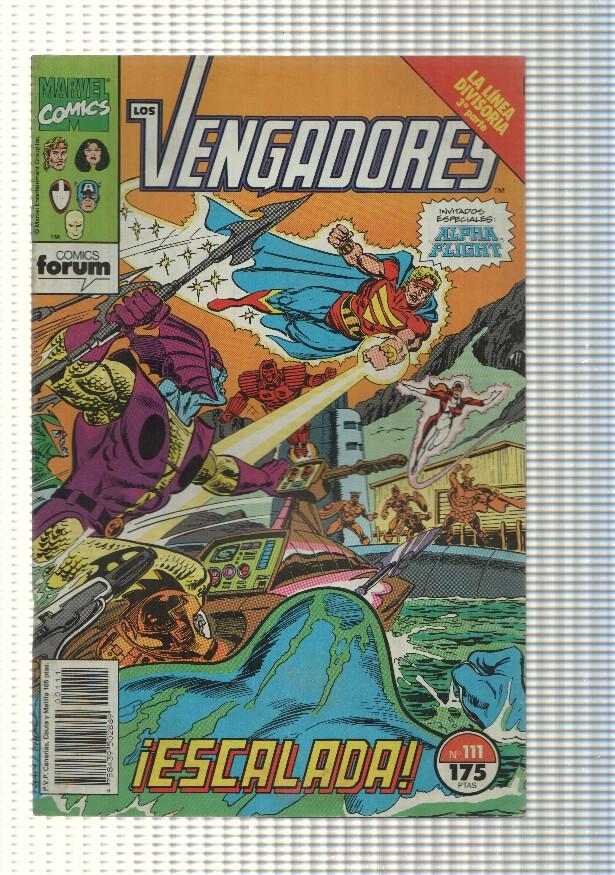 marvel, forum: comic Los Vengadores num 111, 1992 - La linea divisoria parte 4