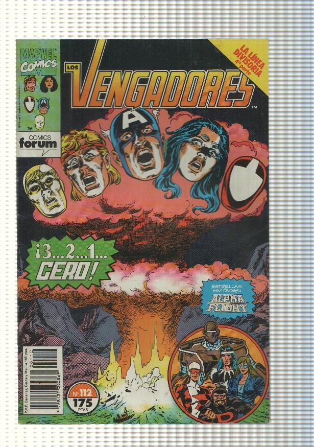 marvel, forum: comic Los Vengadores num 112, 1992 - La linea divisoria parte 5