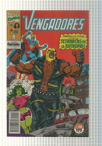 marvel, forum: comic Los Vengadores num 118, 1992 - Muros de barro