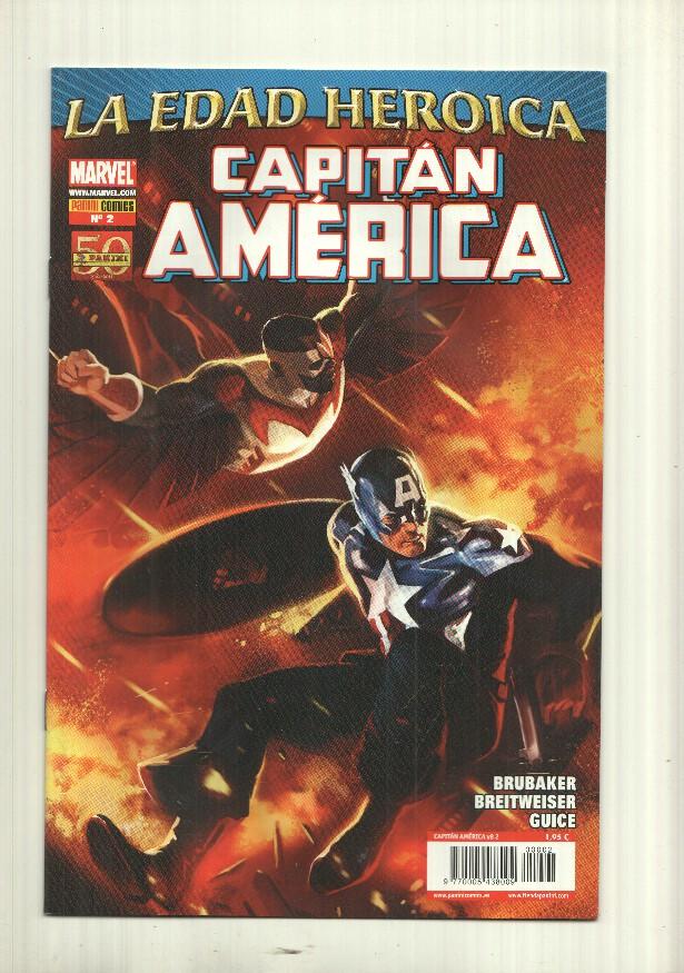 panini: comic Capitan America num 02, vol. 8, 2011 - La Edad Heroica. Sin Salida parte 2. Marvel