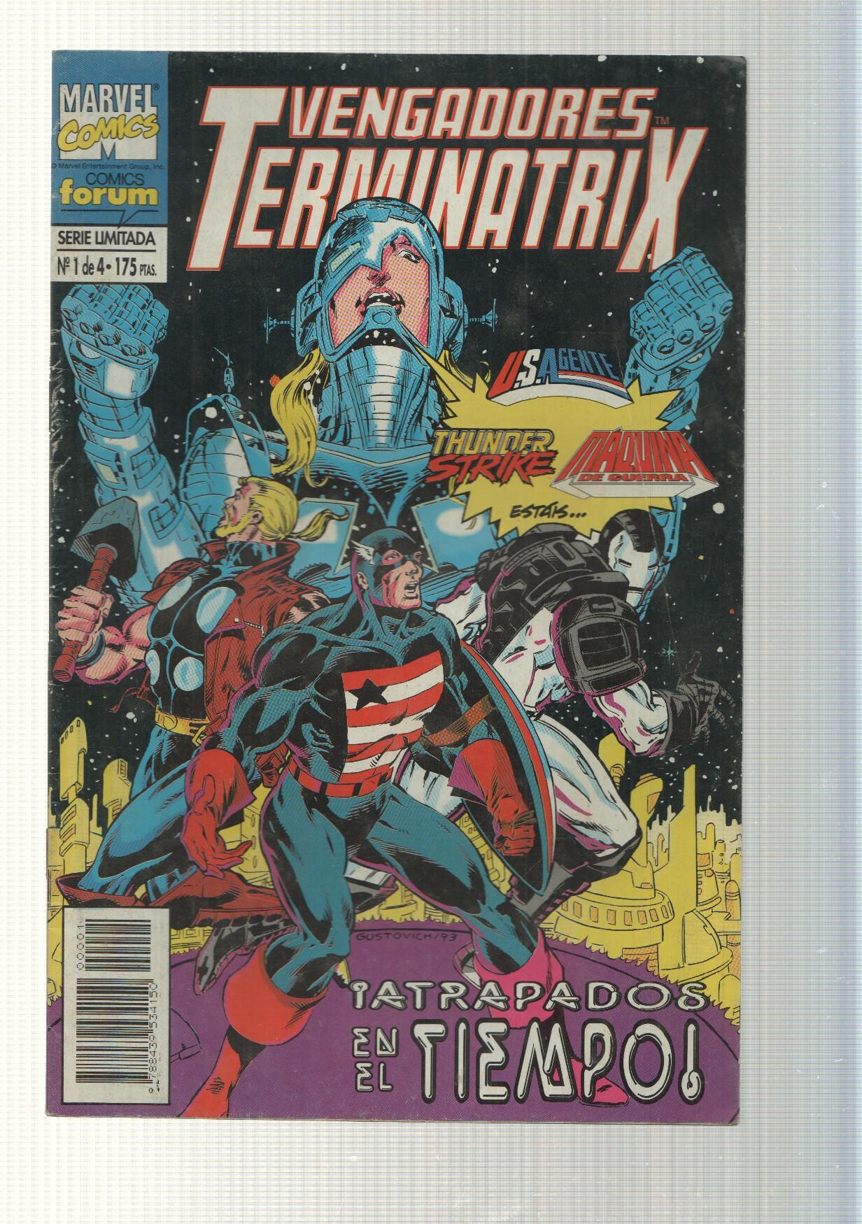 Marvel, Forum: Vengadores Terminatrix num 1 de 4, 1994 - Atrapados en el tiempo, Fronteras