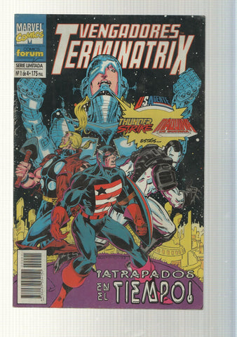Marvel, Forum: Vengadores Terminatrix num 1 de 4, 1994 - Atrapados en el tiempo, Fronteras