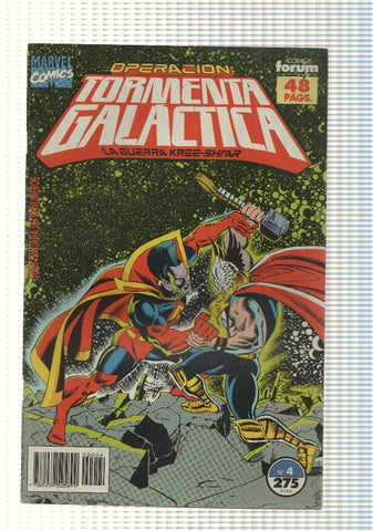 marvel, forum: Tormenta Galactica num 04 - La Guerra Kree-Shiar cap VII - La Guerra y el Guerrero. El poderoso Thor