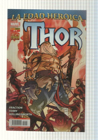 Marvel, Panini: Thor num 04, año I, 2011. La Edad Heroica. Los Devoradores de Mundos capitulo 4