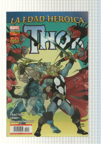 Marvel, Panini: Thor num 06, año I, 2011. La Edad Heroica. Los Devoradores de Mundos capitulo 6