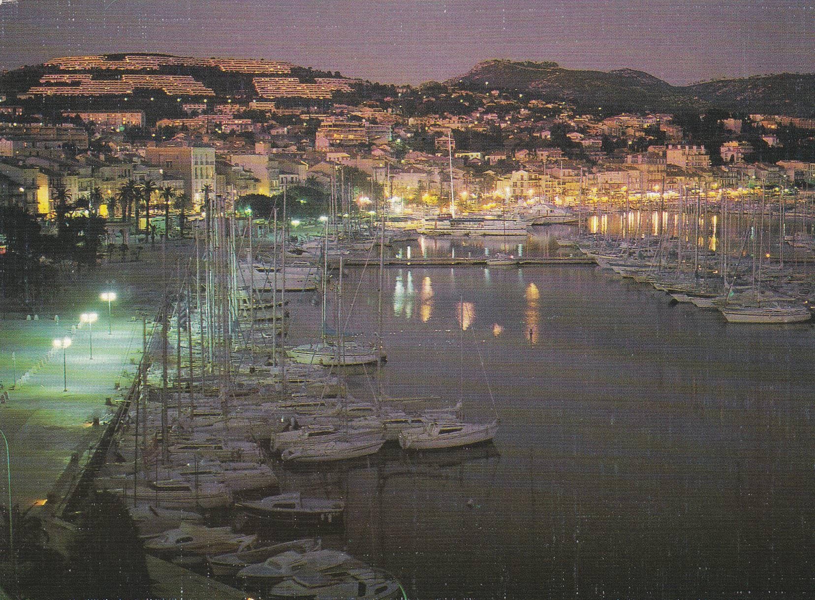 POSTAL B7705: BANDOL: VISTA NOCTURNA