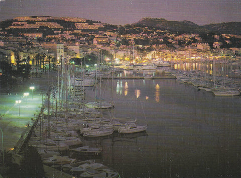 POSTAL B7705: BANDOL: VISTA NOCTURNA