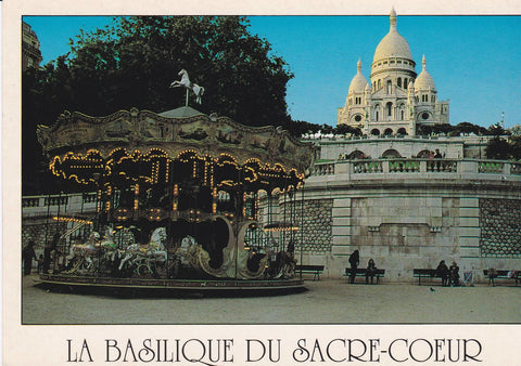 POSTAL B7709: PARIS: BASILICA SACRE COEUR