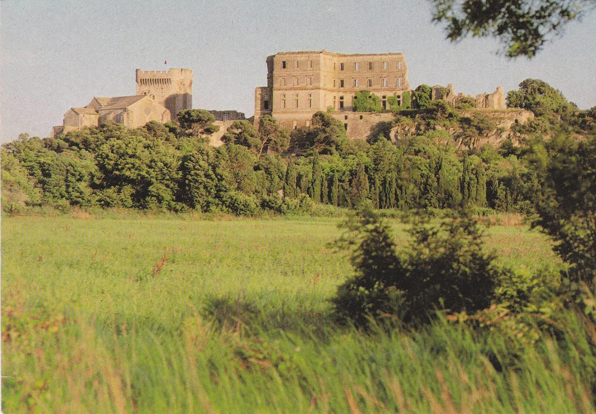 POSTAL B7712: ABADIA DE MONTMAJOUR: VISTA GENERAL