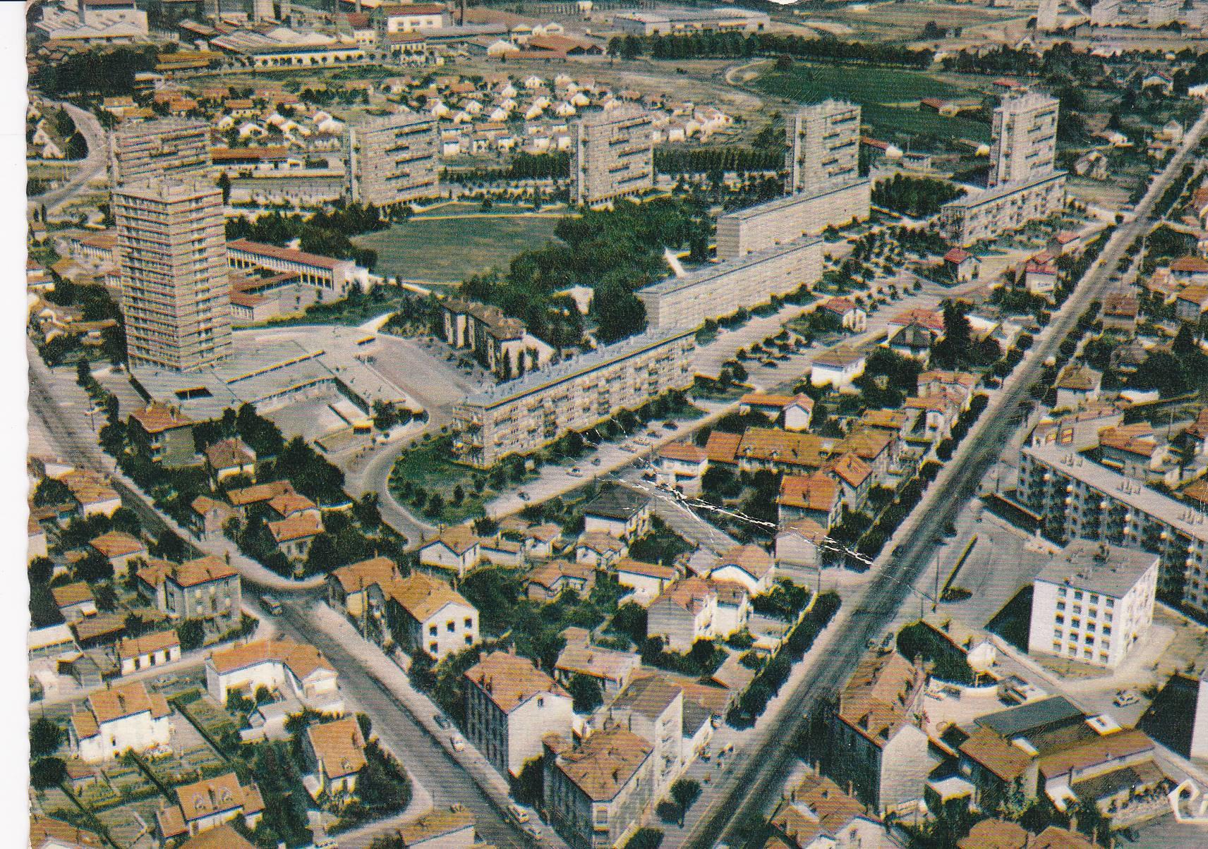 POSTAL B7721: FRANCIA: CHALON SUR SAONE. VISTA AEREA