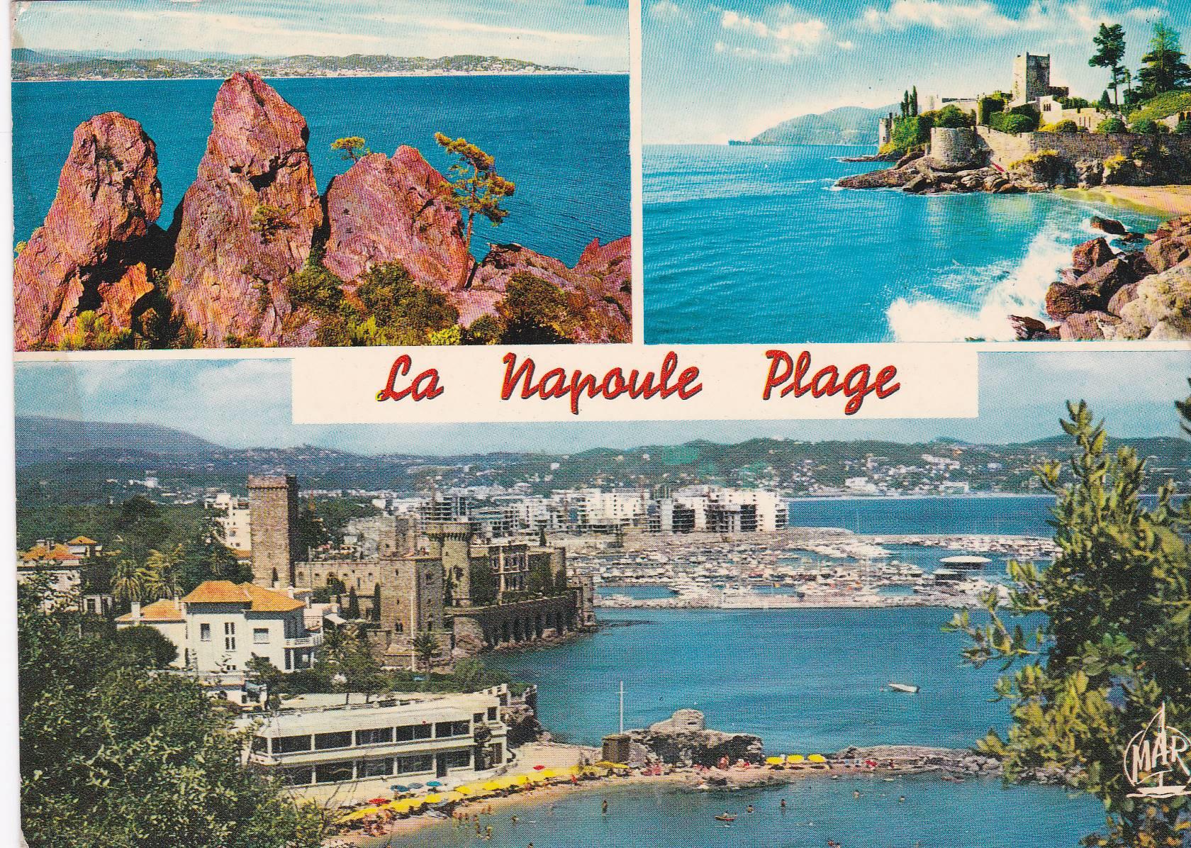 POSTAL B7722: LA NAPOULE: EL CASTILLO DEL PUERTO