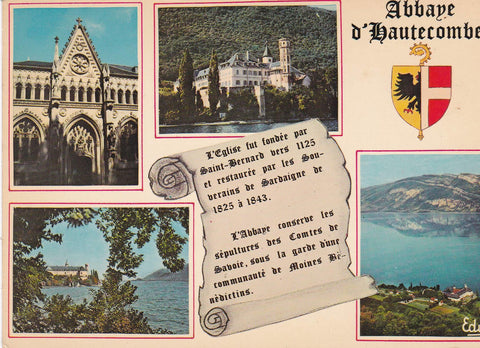 POSTAL B7728: FRANCIA: ABADIA HAUTECOMBE