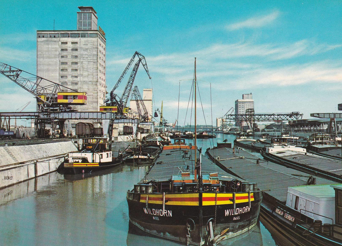 POSTAL B7733: STUTTGART: NECKARHAFEN