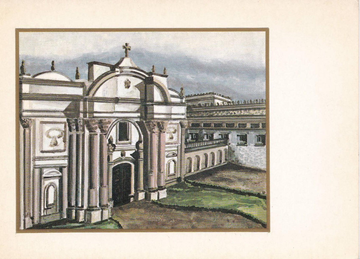 POSTAL B7745: OLEO PUERTA BASILICA FRANCIA