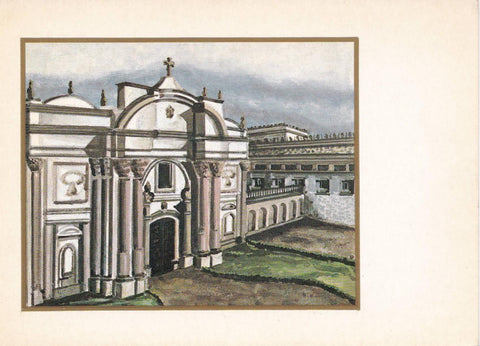 POSTAL B7745: OLEO PUERTA BASILICA FRANCIA