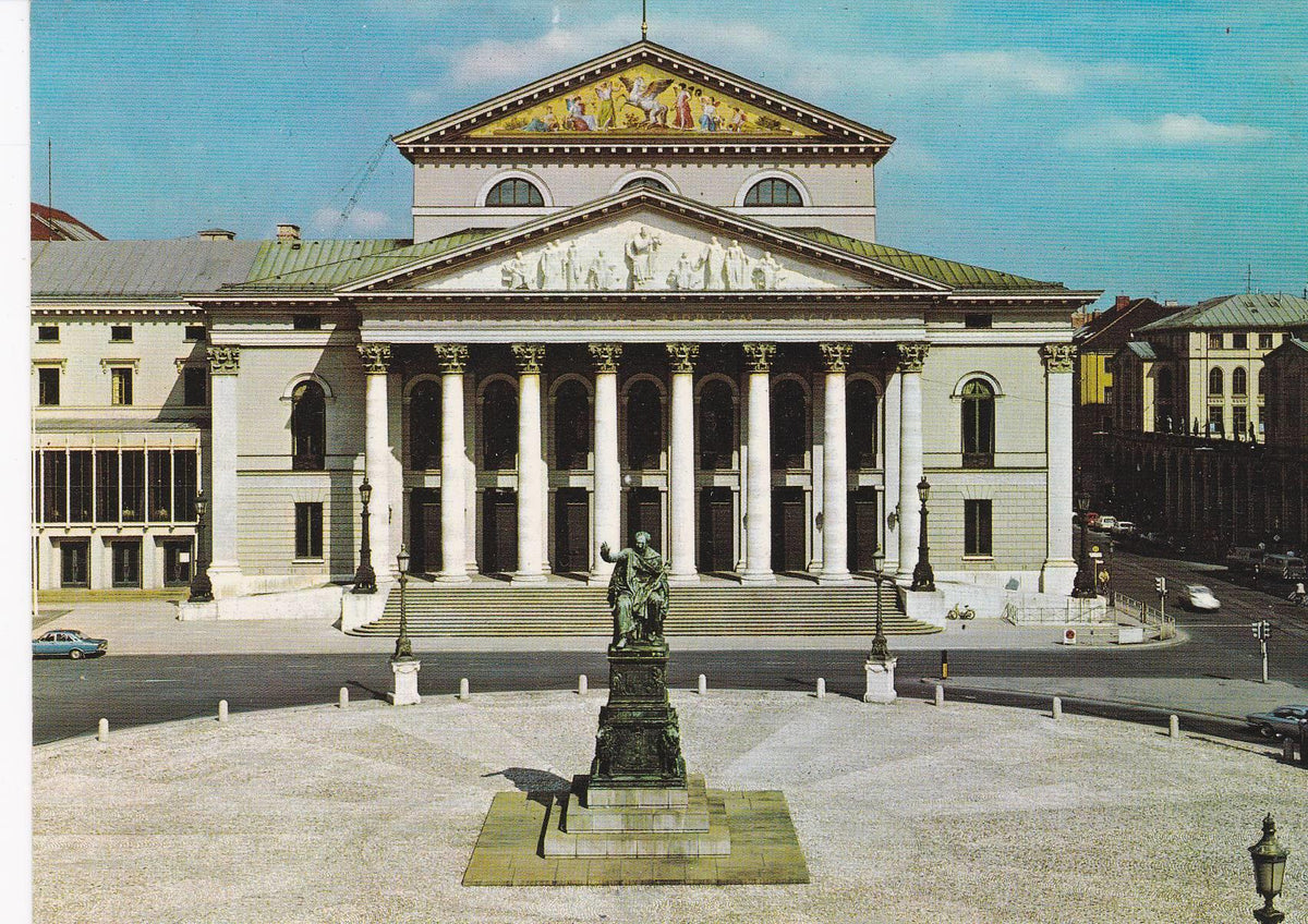 POSTAL B7754: MUNIC: TEATRO NACIONAL