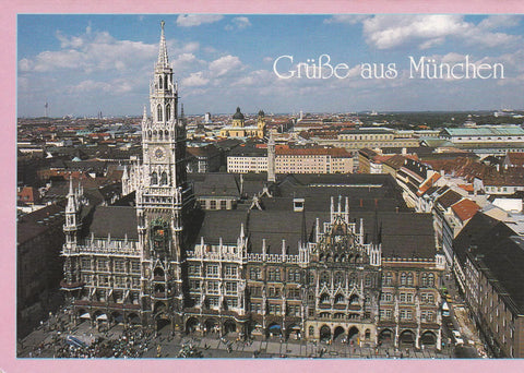 POSTAL B7755: MUNIC: VISTA AEREA