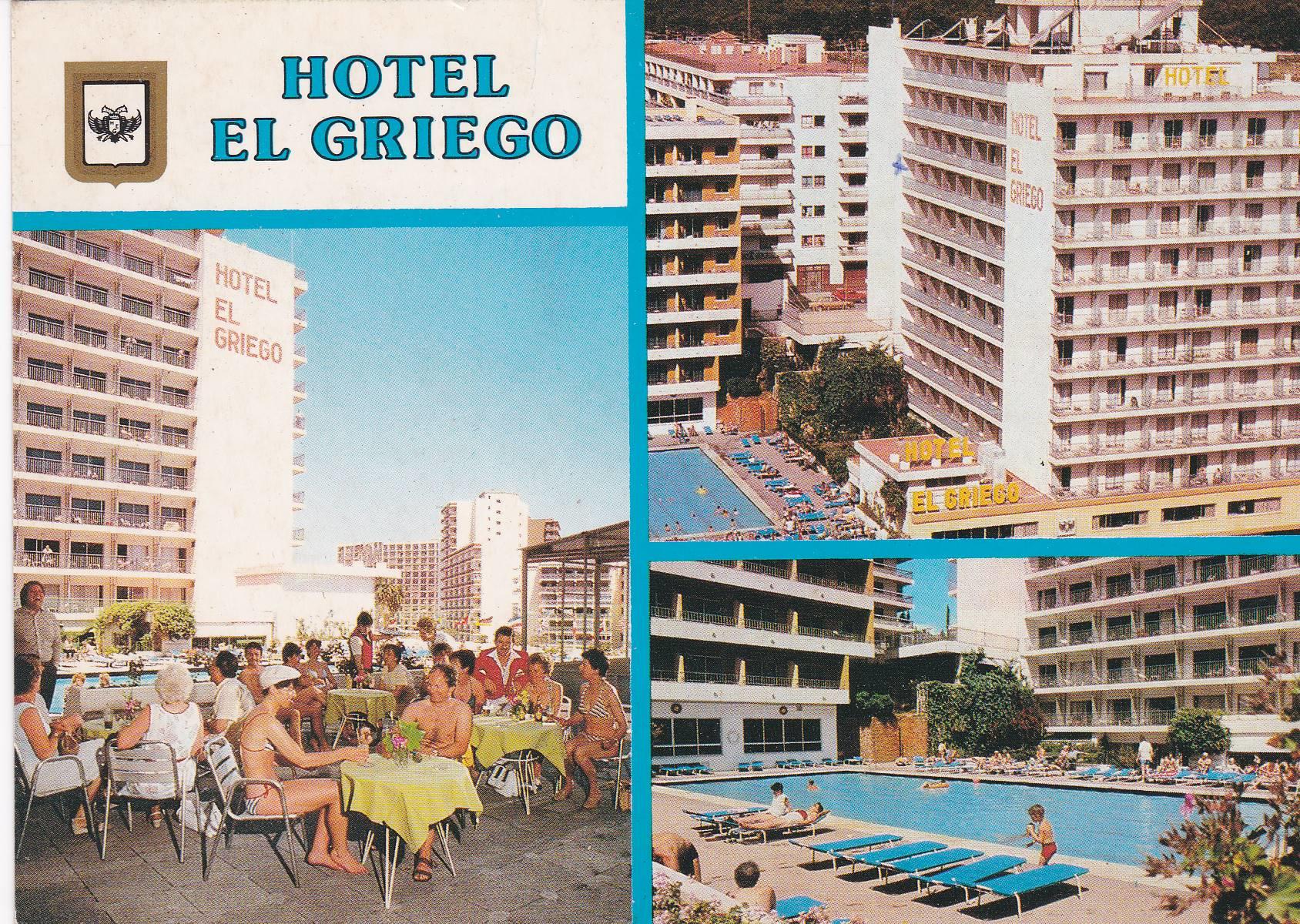 POSTAL B7763: TORREMOLINOS: HOTEL GRIEGO IMPERIAL