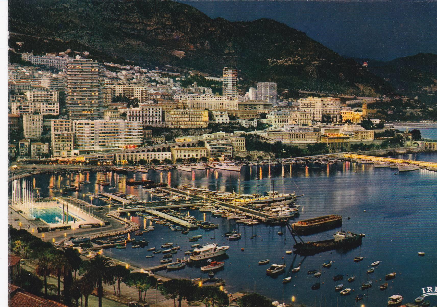 POSTAL B7775: MONACO: VISTA AEREA