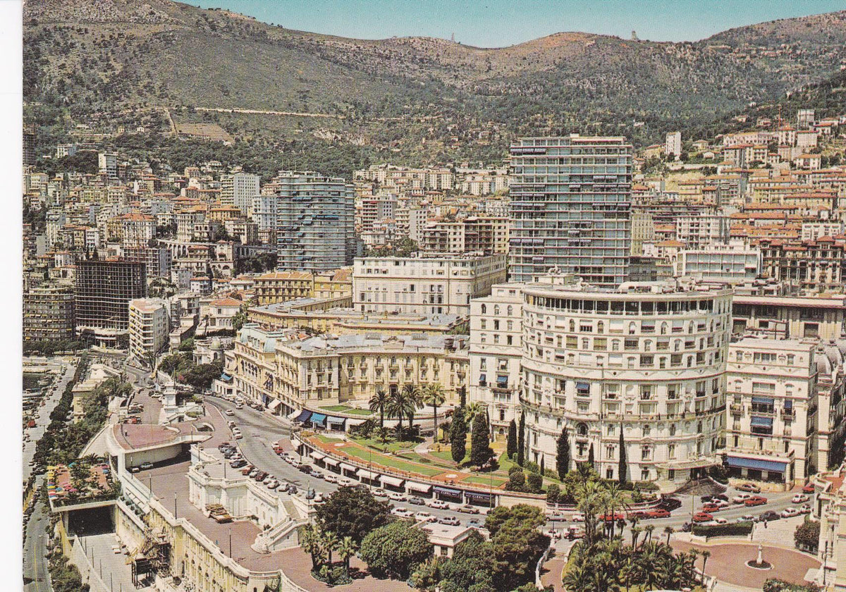 POSTAL B7781: MONTE CARLO: VISTA AEREA