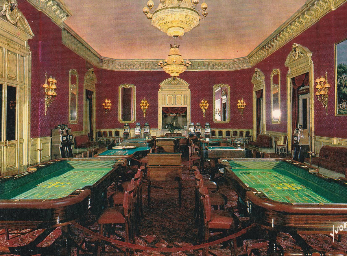 POSTAL B7785: MONTE CAROLO: CASINO. SALA DE LAS AMERICAS