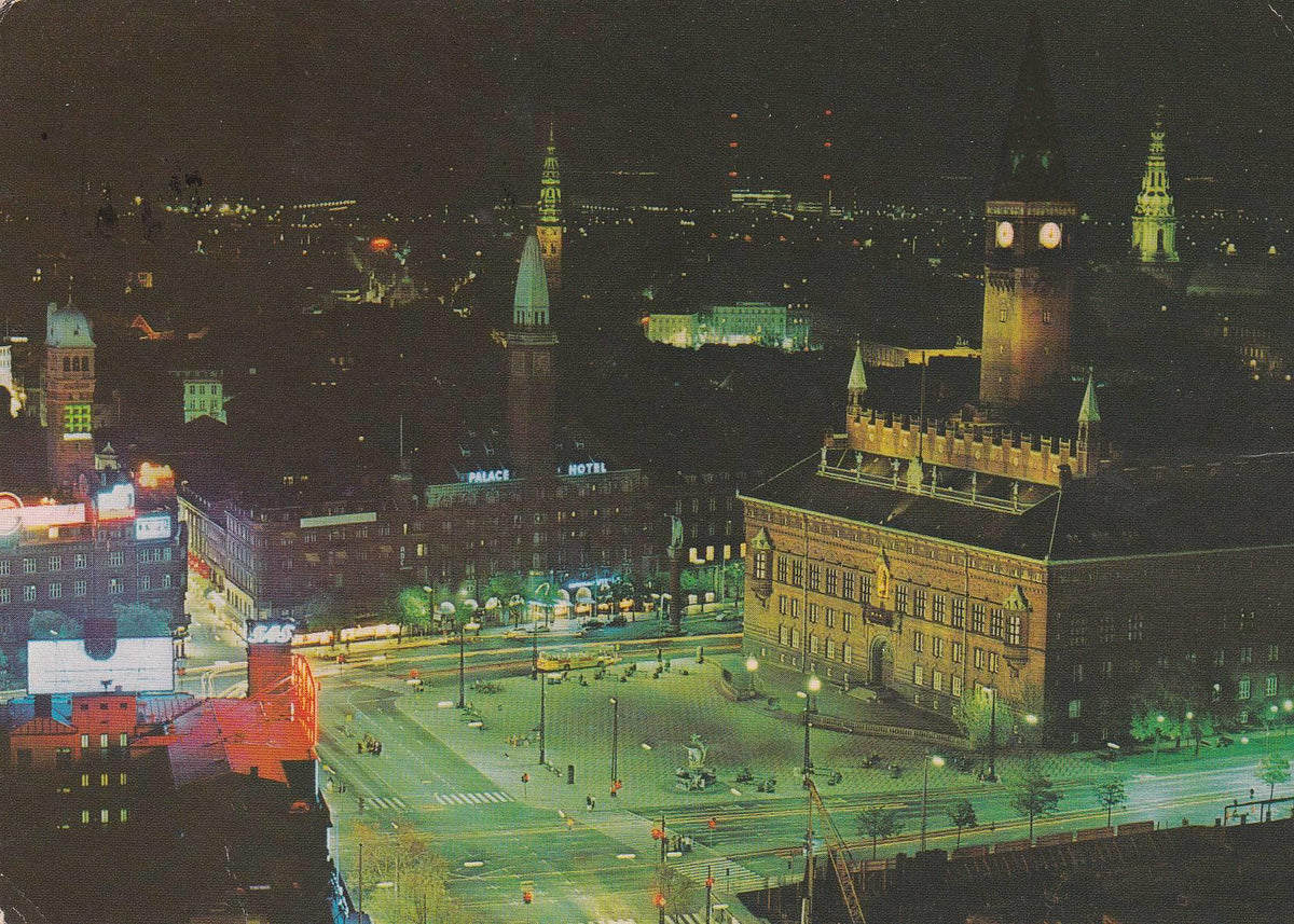 POSTAL B7799: DINAMARCA: VISTA AEREA HOTEL SAS