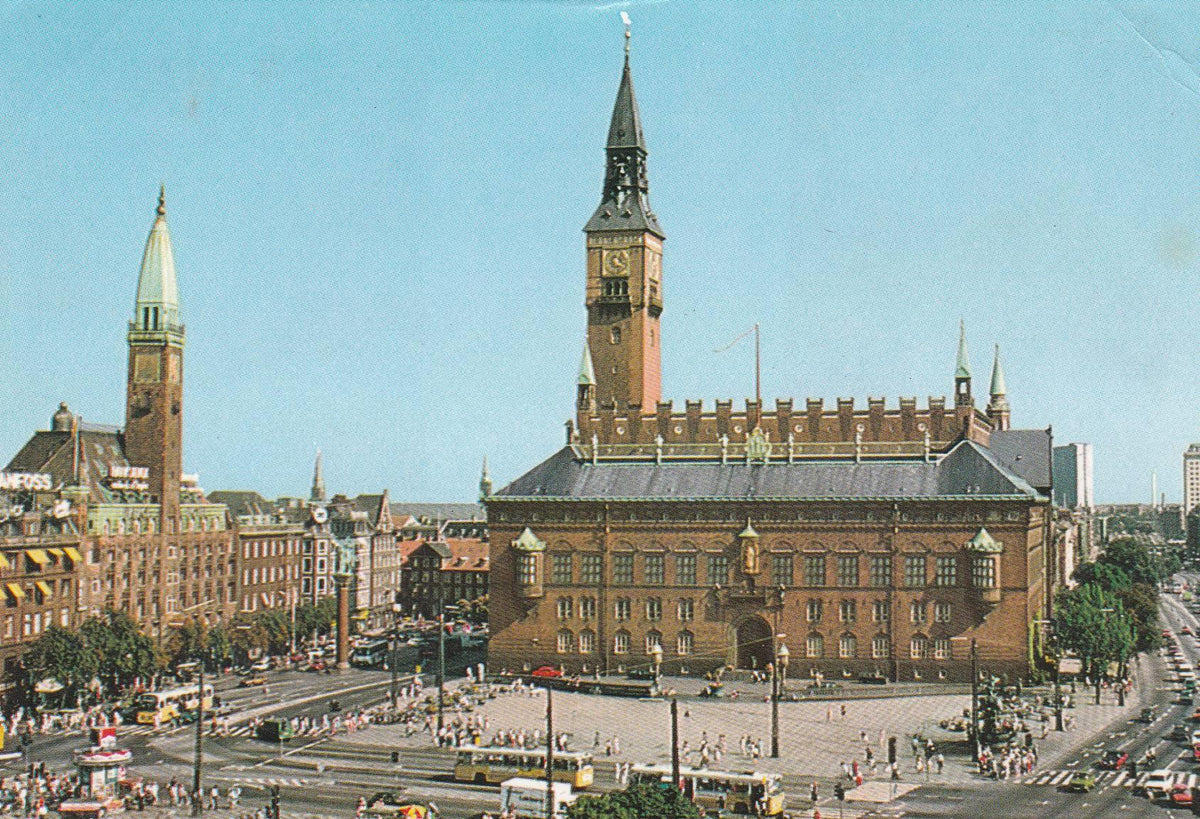 POSTAL B7801: DINAMARCA: TOWN HALL SQUARE