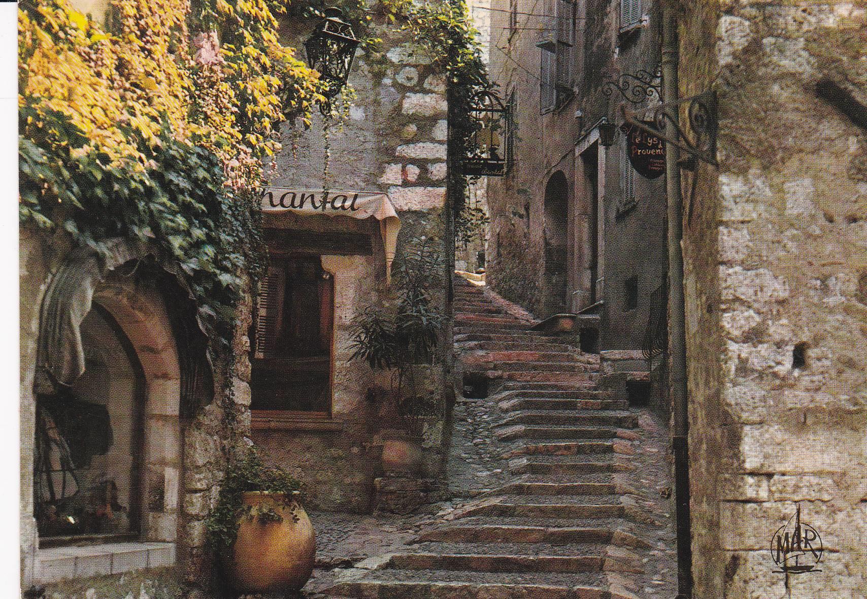 POSTAL B7816: ST PAUL DE VENCE: SUBIDA A LA IGLESIA