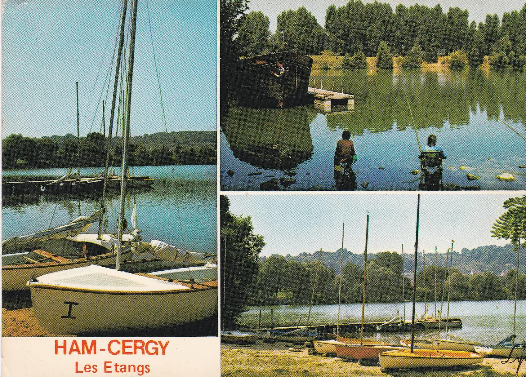POSTAL B7827: FRANCIA: HAM CERGY