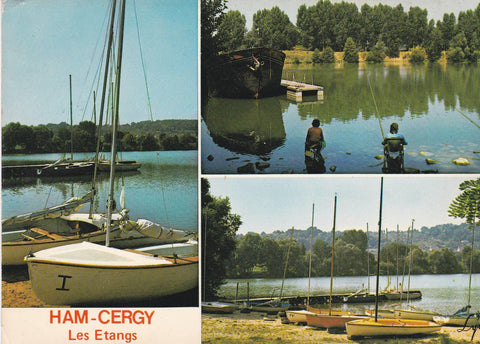 POSTAL B7827: FRANCIA: HAM CERGY