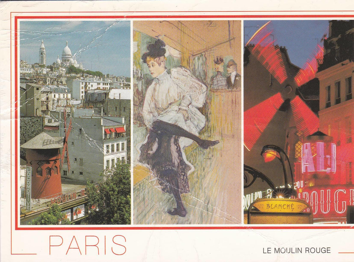 POSTAL B7835: PARIS: LE MOULIN ROUGE