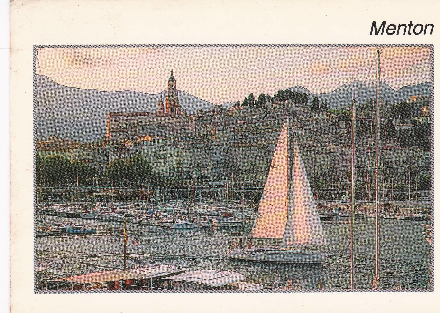 POSTAL B7839: FRANCIA: MENTON