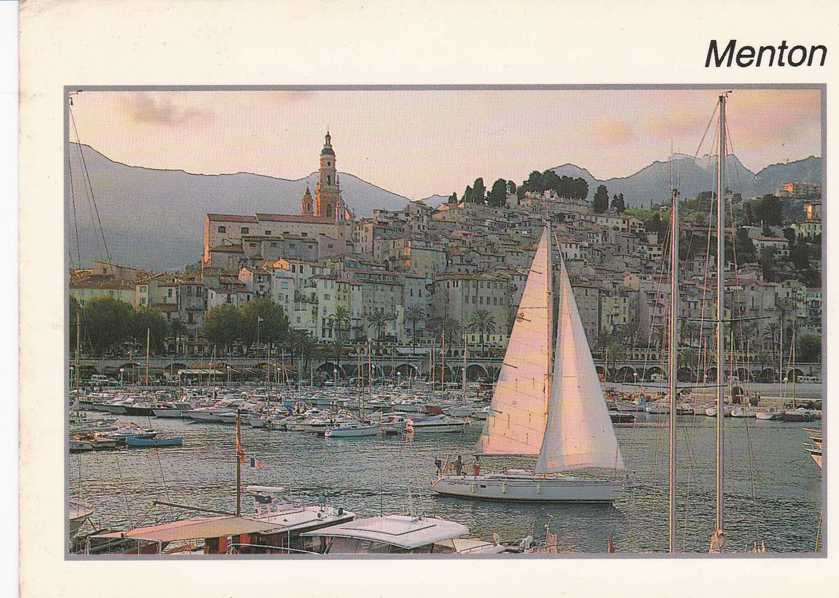 POSTAL B7839: FRANCIA: MENTON