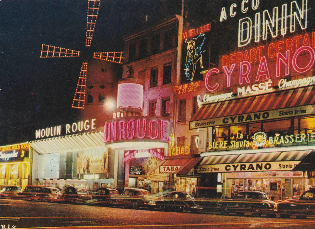 POSTAL B7851: PARIS: MOULIN ROUGE