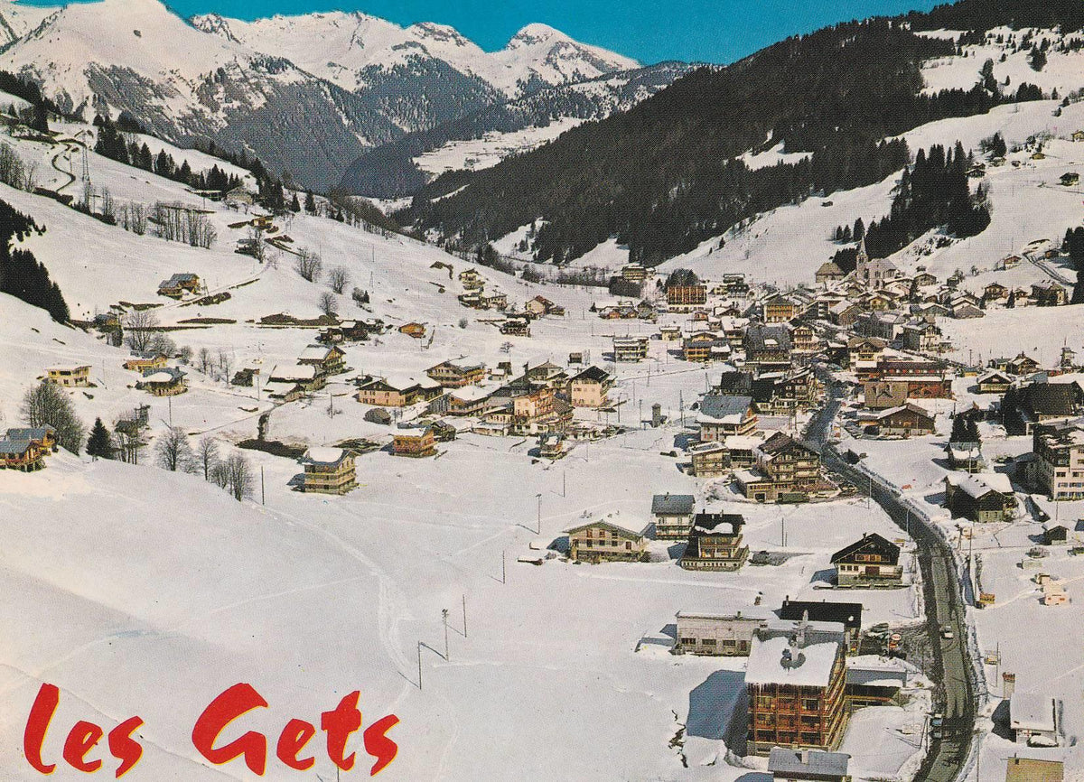 POSTAL B7858: FRANCIA: LES GETS