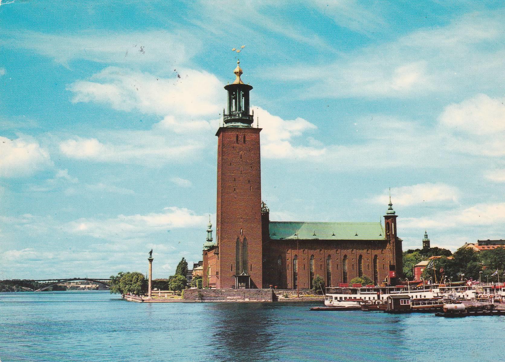 POSTAL B7862: SUECIA: ESTOCOLMO. STADSHUSET