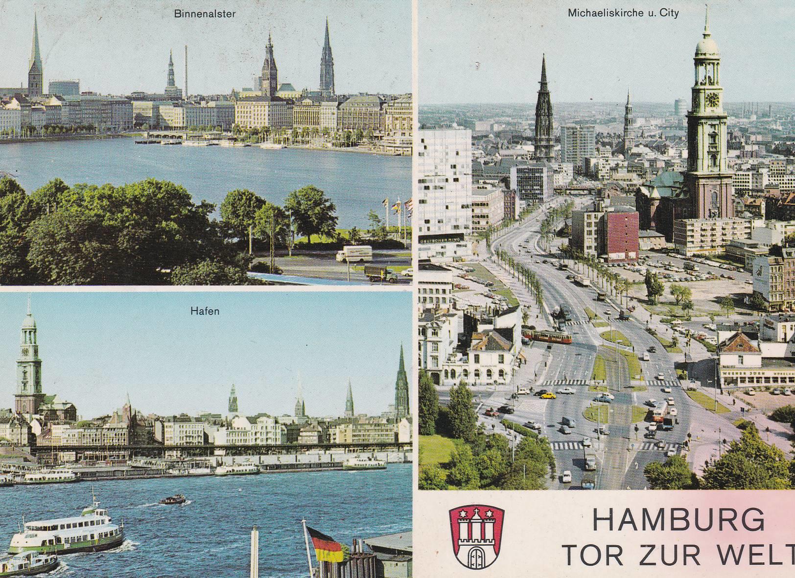 POSTAL B7868: ALEMANIA: HAMBURGO