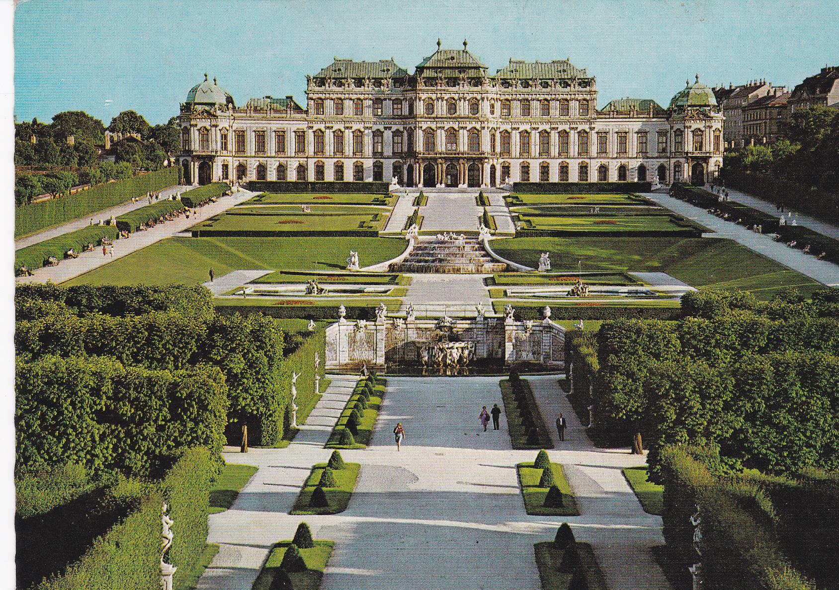 POSTAL B7871: VIENA: CASTILLO BELVEDERE