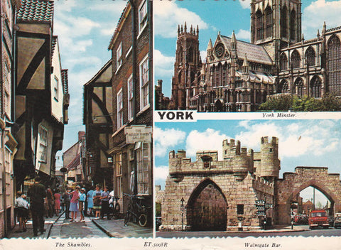 POSTAL B7872: LONDRES: YORK. DIVERSOS ASPECTOS
