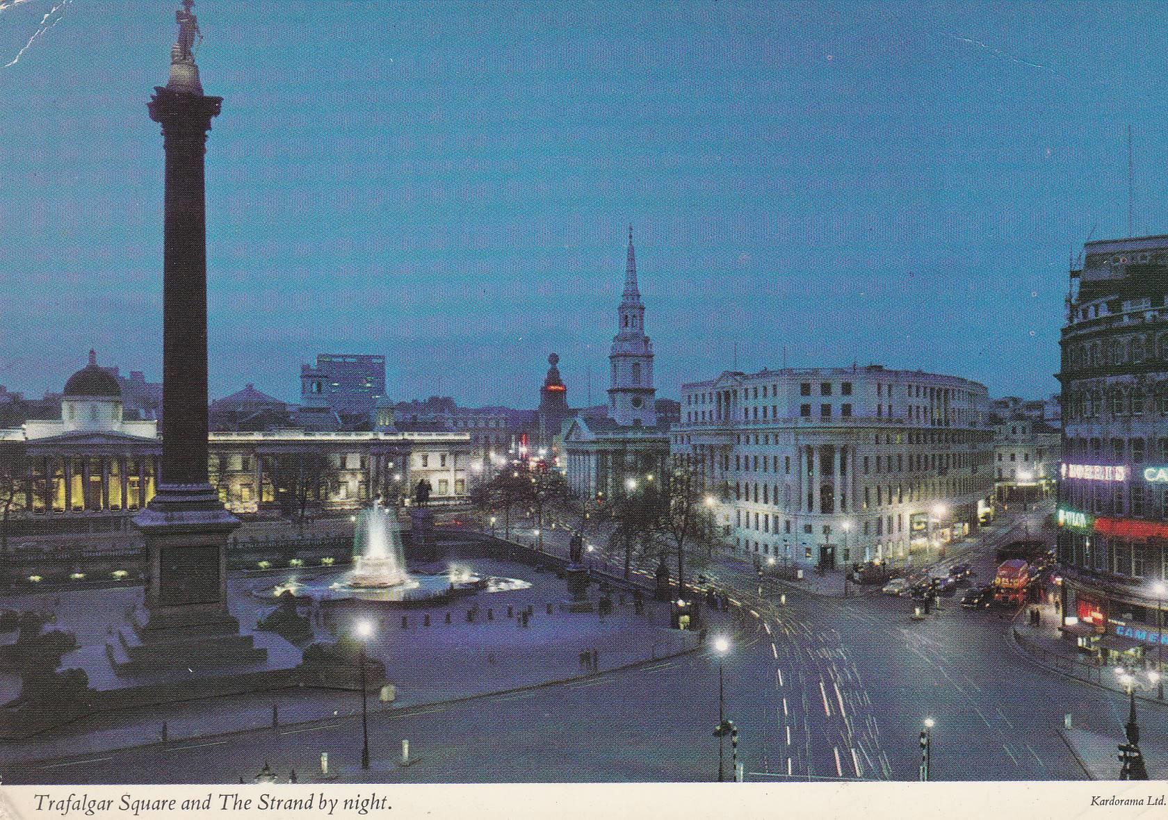 POSTAL B7873: LONDRES: TRAFALGAR SQUARE