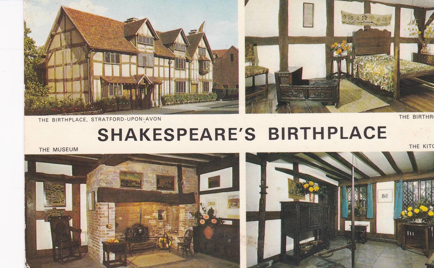 POSTAL B7897: LONDRES: CASA DE SHAKESPEARE