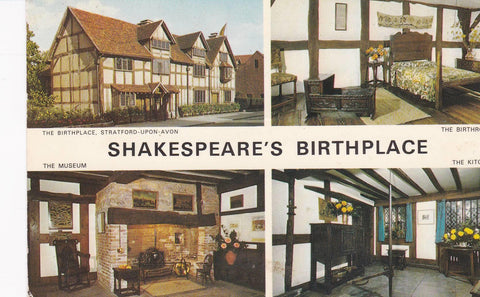 POSTAL B7897: LONDRES: CASA DE SHAKESPEARE