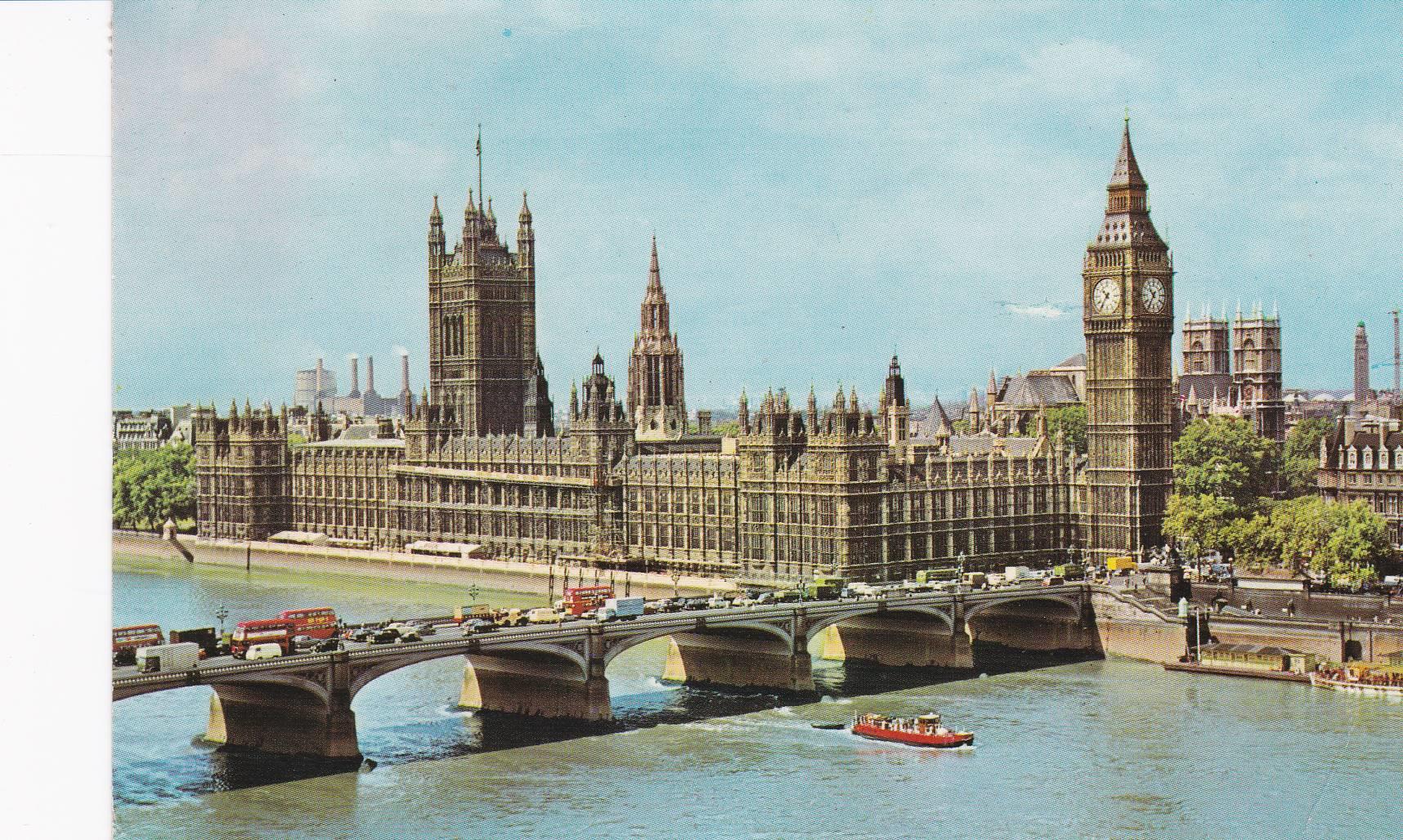 POSTAL B7901: LONDRES: PARLAMENTO BRITANICO