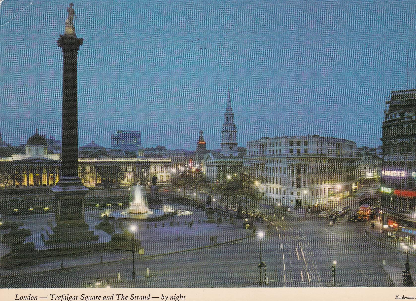 POSTAL B7902: LONDRES: TRAFALGAR SQUARE