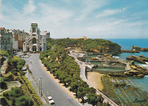 POSTAL B7908: FRANCIA: BIARRITZ. VISTA AEREA