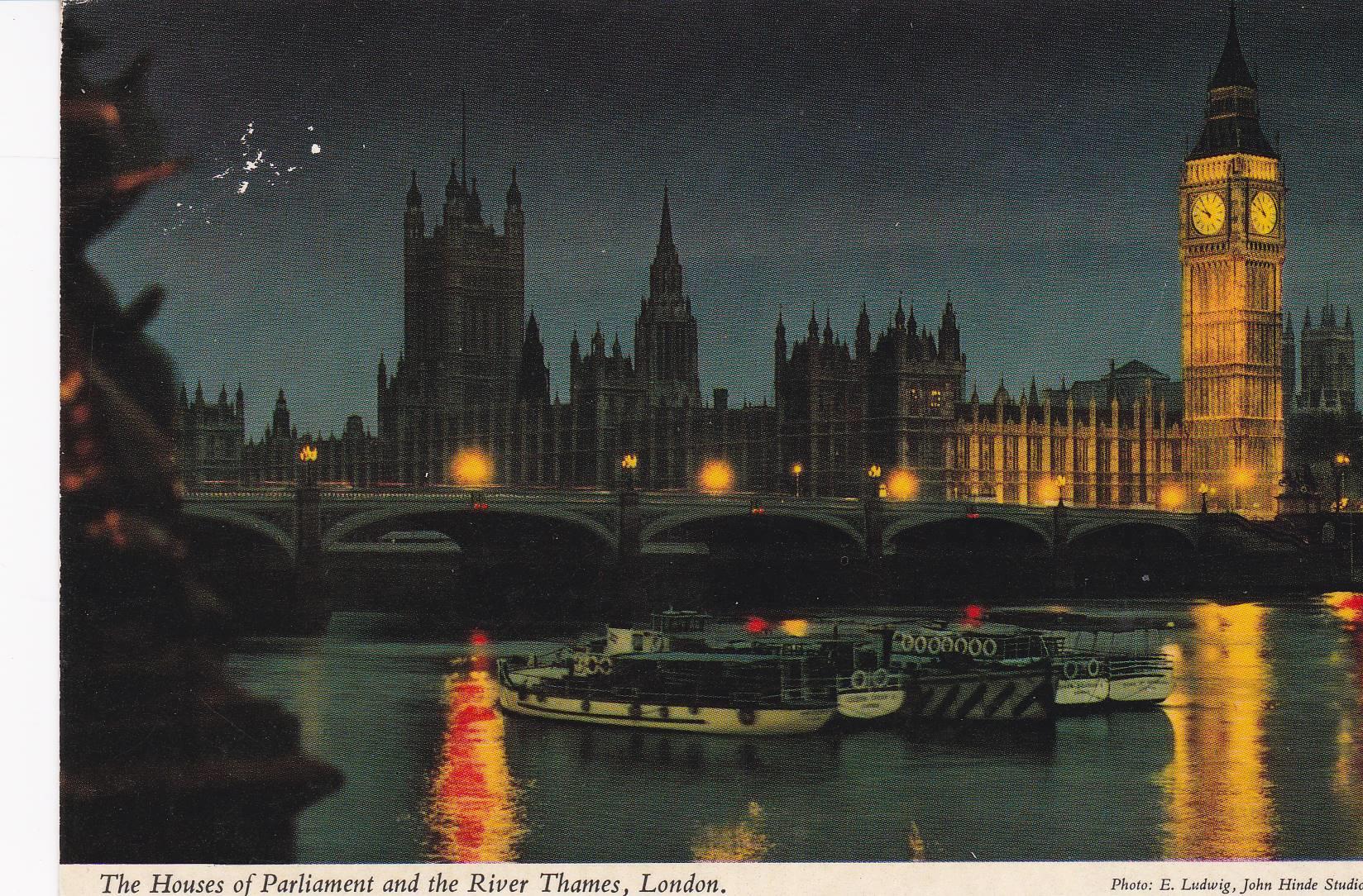 POSTAL B7912: LONDRES: PARLAMENTO BRITANICO