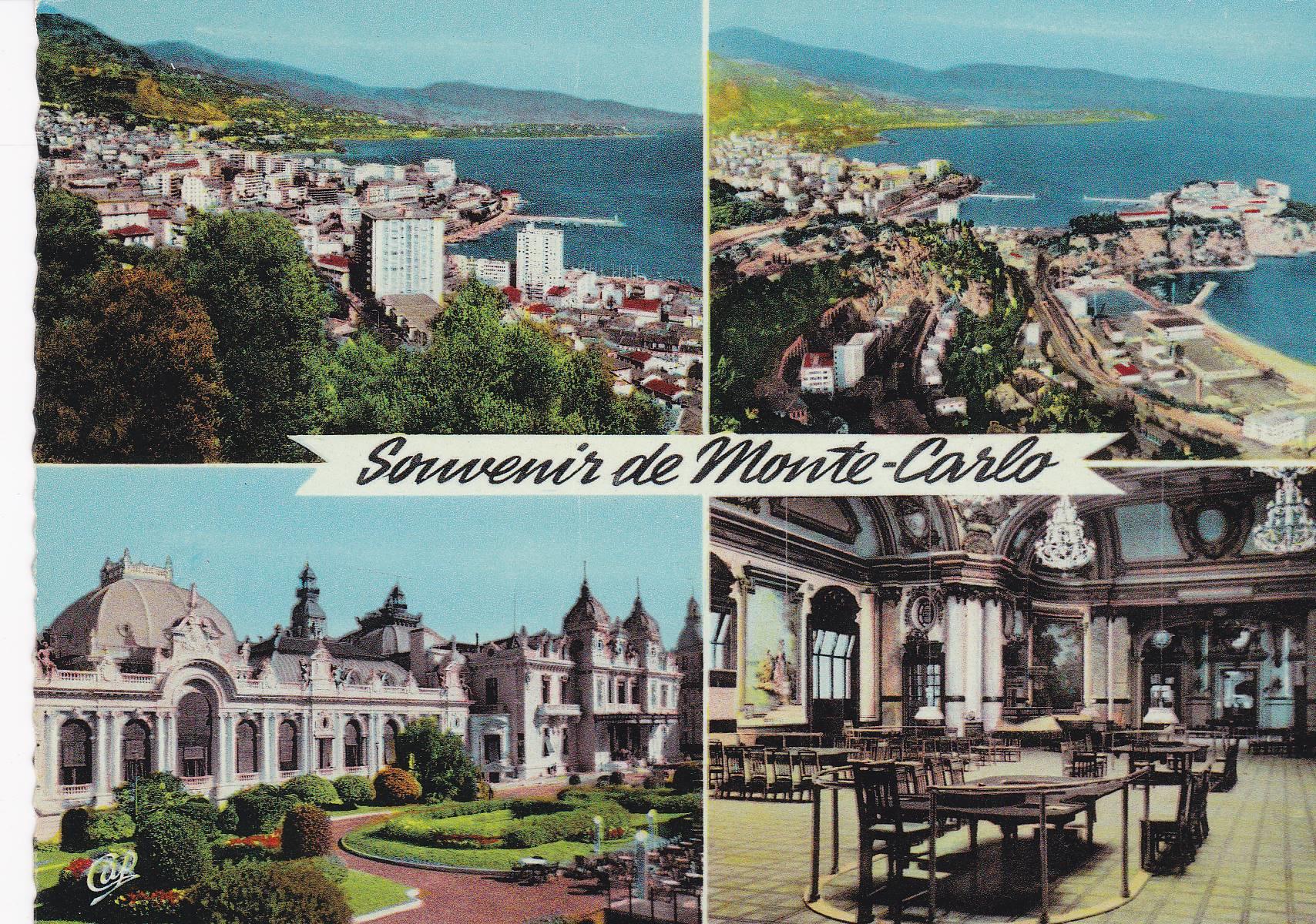 POSTAL B7915: MONTE CARLO: DIVERSOS ASPECTOS