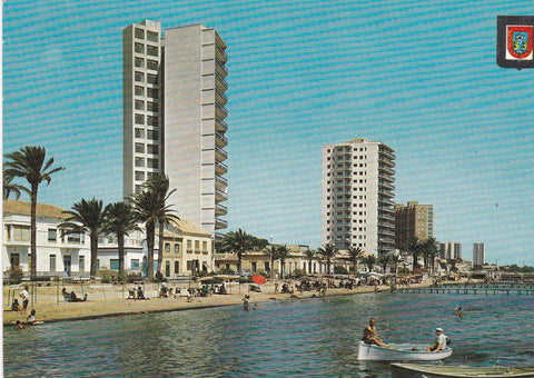 POSTAL B7917: SANTIAGO DE LA RIBERA: PASEO DE COLON